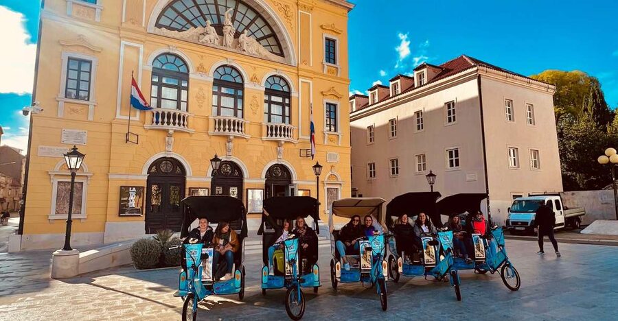 Split Tour in Private Electric Rickshaw - A quiet electric rickshaw across Split: what it feels like