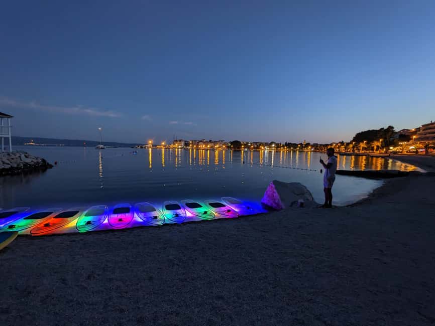 Split: Transparent SUP night Glow tour - Campsite check-in: safety brief, then quick SUP basics