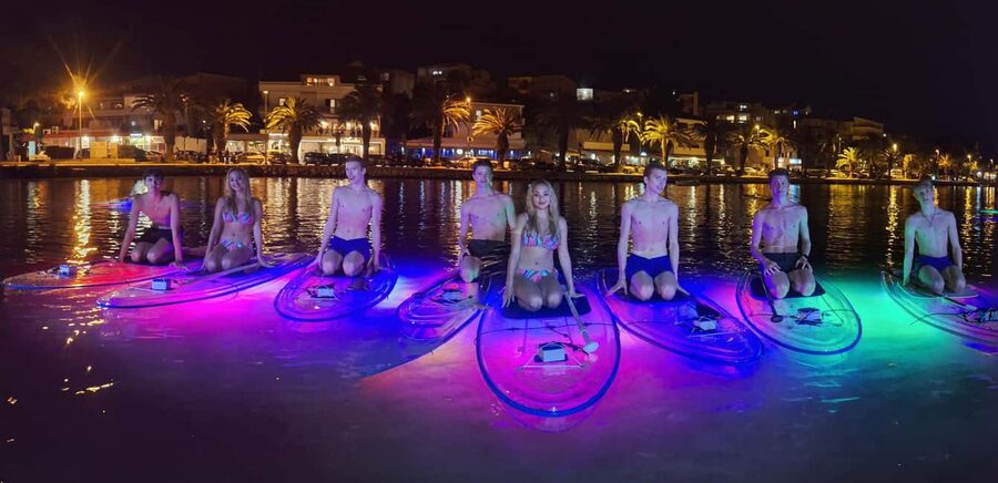 Split: Transparent SUP night Glow tour - How long you’ll be paddling and what 5 km feels like