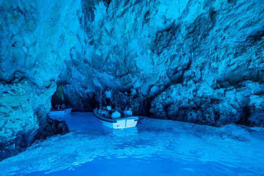 Split/Trogir: Blue Cave, Mamma Mia, Hvar and 5 Island Tour - Stiniva Cove for a quick swim, then Budikovac Blue Lagoon for the real water time