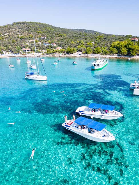 Split/Trogir: Half-Day(5 hours) 3-Island Speedboat Adventure - Blue Lagoon (Krknjaši to Veliki Drvenik): The Stop That Makes This Tour Worth It