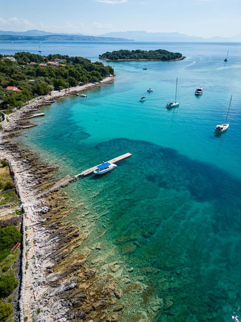 Split/Trogir: Half-Day(5 hours) 3-Island Speedboat Adventure - What’s Included On Board: Coffee, Shower, Shade, and Real Convenience