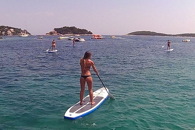 Stand Up Paddle (SUP) board rental - Pakleni Island time: stopping, swimming, and using that dry bag