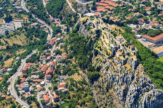 The Diocletian route - Panoramic Flight over Split - Klis Fortress flyover: Split, Brač, Šolta, and Marjan in one look