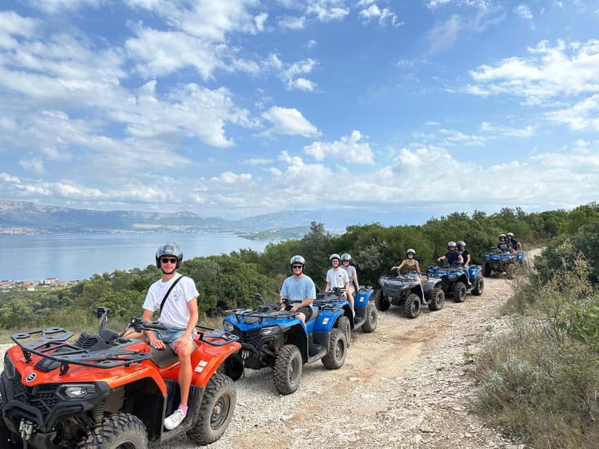 Trogir, Žedno: Čiovo Island 100% Off-Road Quad ATV Tour - FAQ