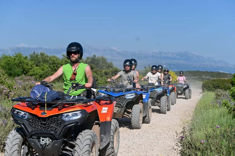 Trogir, Žedno: Čiovo Island 100% Off-Road Quad ATV Tour - Why Čiovo quad trails are more fun than a normal tour