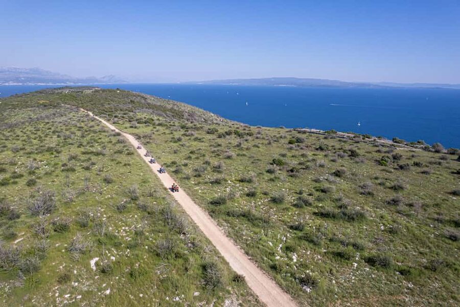 Trogir, Žedno: Čiovo Island 100% Off-Road Quad ATV Tour - The 30-minute safety session, and why it matters on off-road quads
