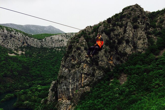 Zipline Croatia: Cetina Canyon Zipline Adventure from Omis - The 8-line course over Cetina: height, speed, and what the views really feel like