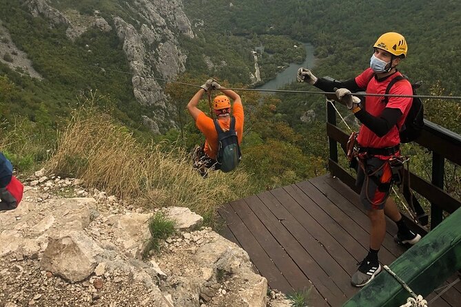Zipline Croatia: Cetina Canyon Zipline Adventure from Omis - Guides and group size: the difference between fun and chaos